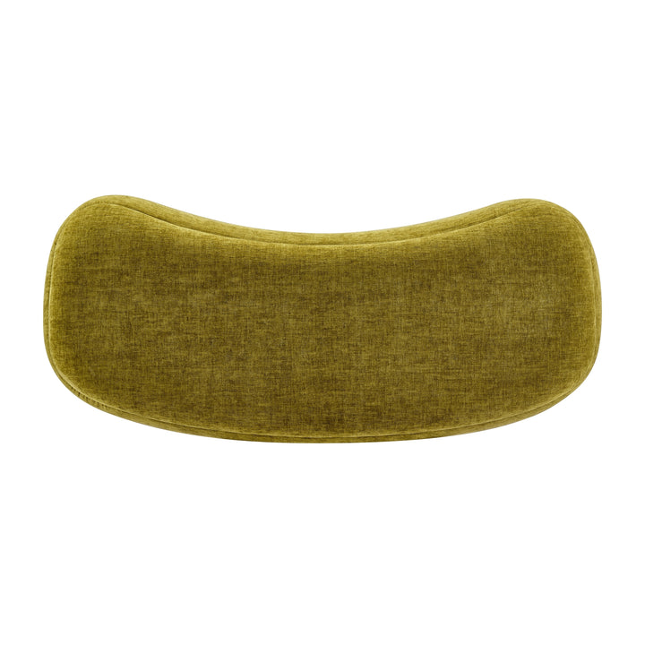 Leony Chenille Storage Bench - Seneca Olive - view 8