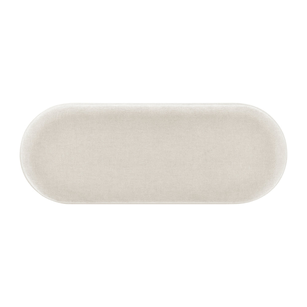 Ayleen Chenille Storage Bench - Seneca Beige - view 7