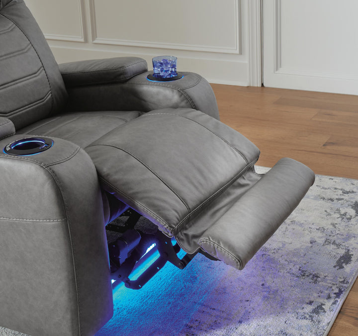 Schooner Rocks Power Recliner - Dark Gray (11)