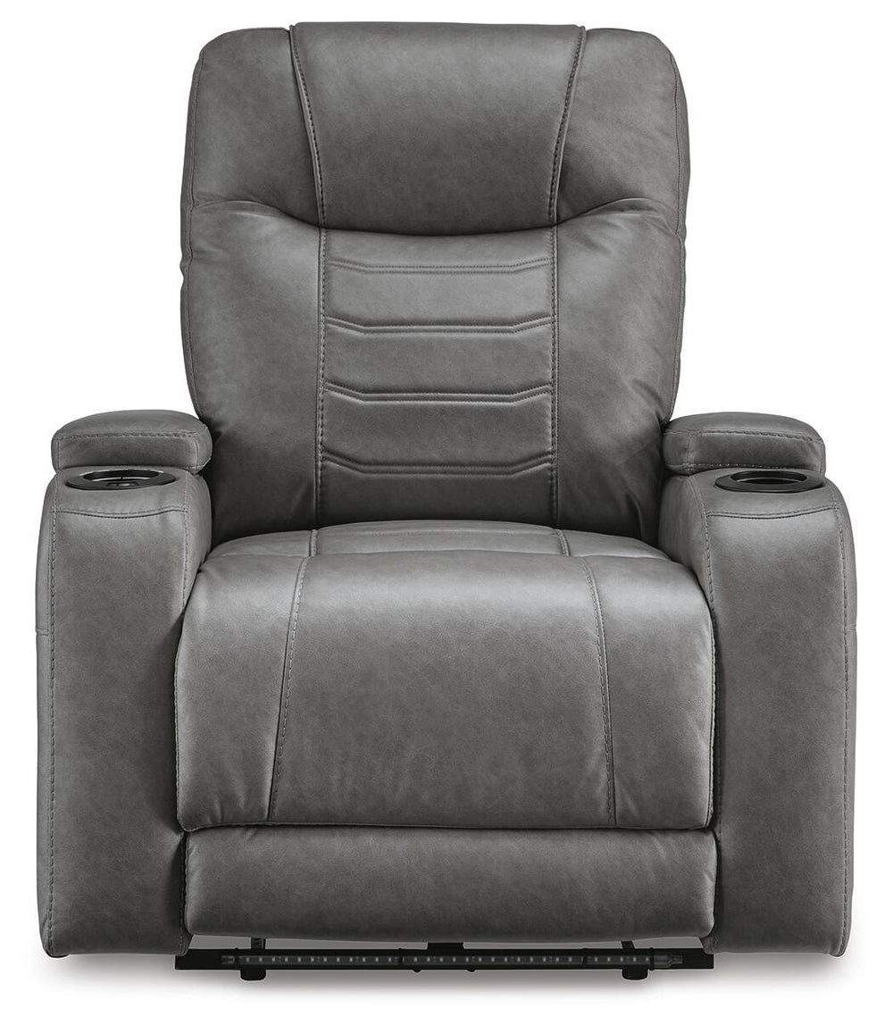 Schooner Rocks Power Recliner - Dark Gray (4)