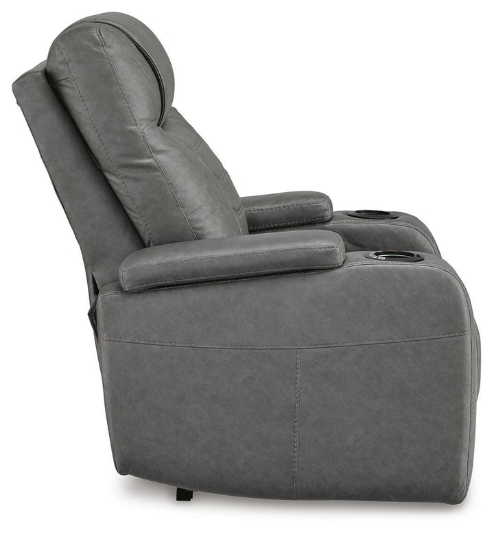 Schooner Rocks Power Recliner - Dark Gray (5)