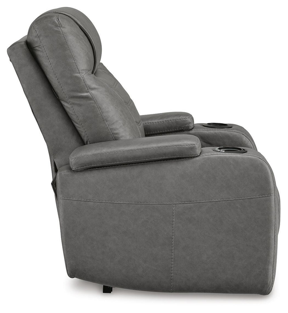 Schooner Rocks Power Recliner - Dark Gray (5)