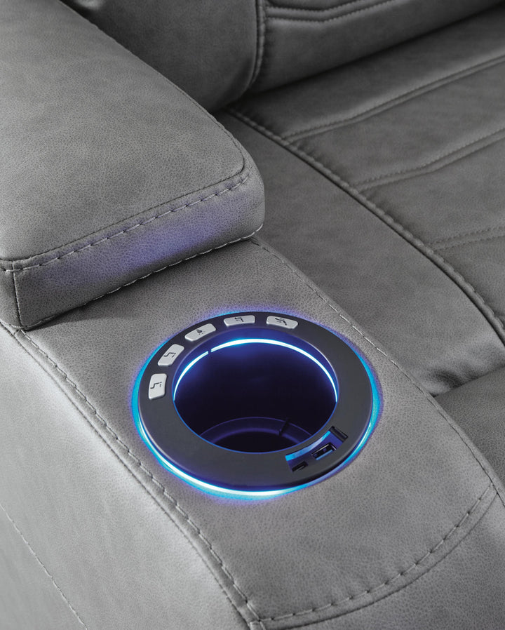 Schooner Rocks Power Recliner - Dark Gray (12)