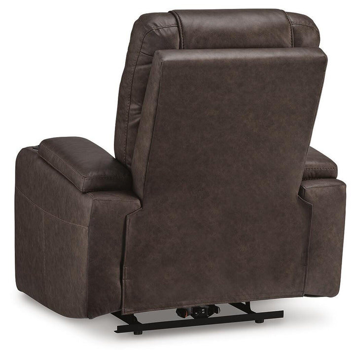 Schooner Rocks Power Recliner - Dark Brown (6)