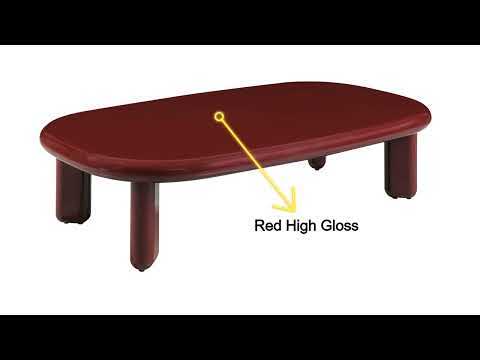 Eddie - End Table - Red High Gloss
