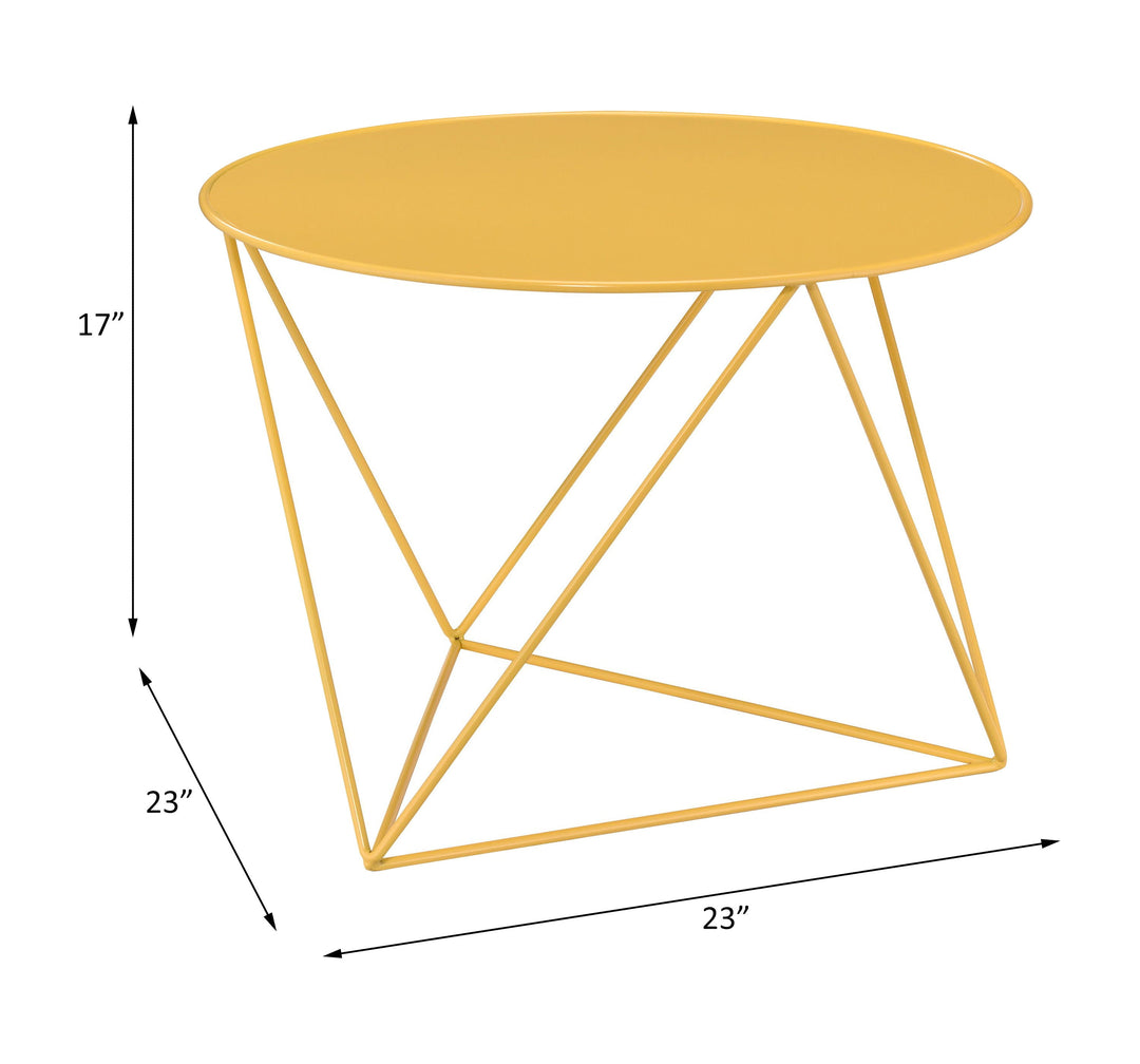 Epidia - Accent Table - Yellow