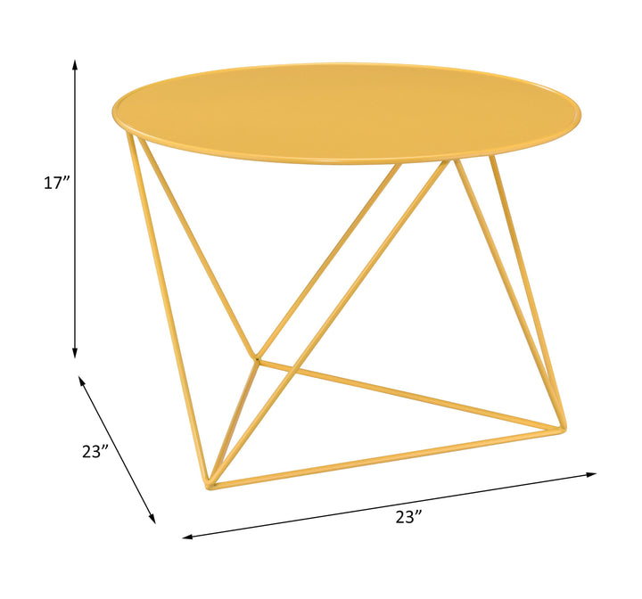 Epidia - Accent Table - Yellow