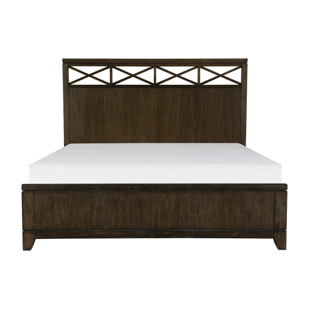 Griggs Brown Queen Bed