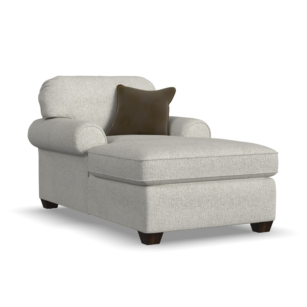 Thornton Chaise Lounge White