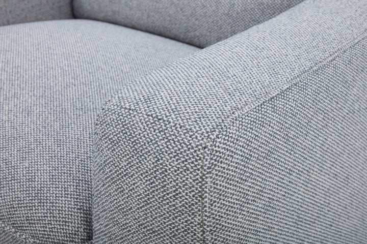 Ava Fabric Power Recliner with Power Headrest &amp; Lumbar in Stonewash