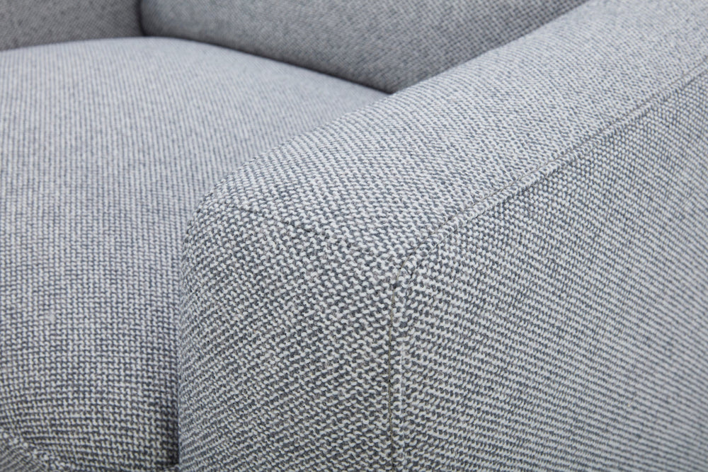 Ava Fabric Power Recliner with Power Headrest & Lumbar in Stonewash