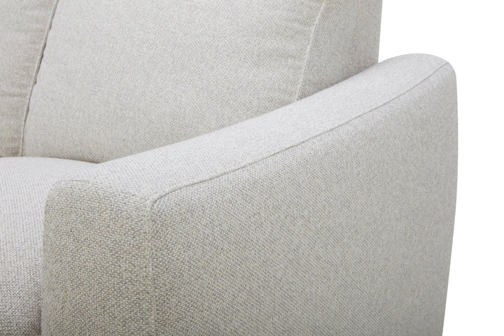 Ava Fabric Power Reclining Sofa with Power Headrest &amp; Lumbar in Silver Sand