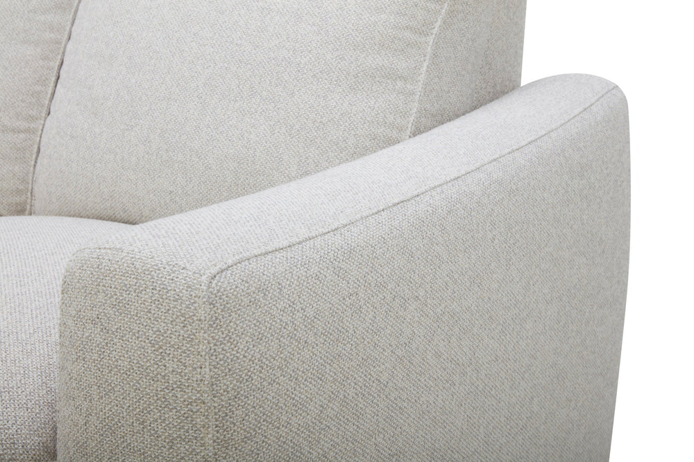 Ava Fabric Power Reclining Sofa with Power Headrest & Lumbar in Silver Sand