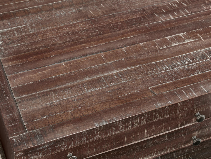 Modus Furniture 8T0621 Townsend Solid Wood Castered Coffee Table In Java