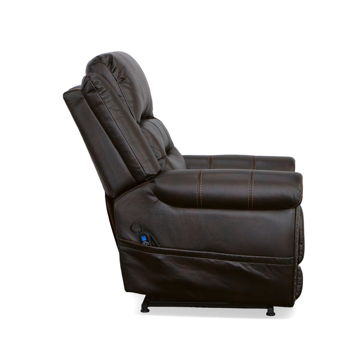 Oscar Fabric Power Lift Recliner with Right