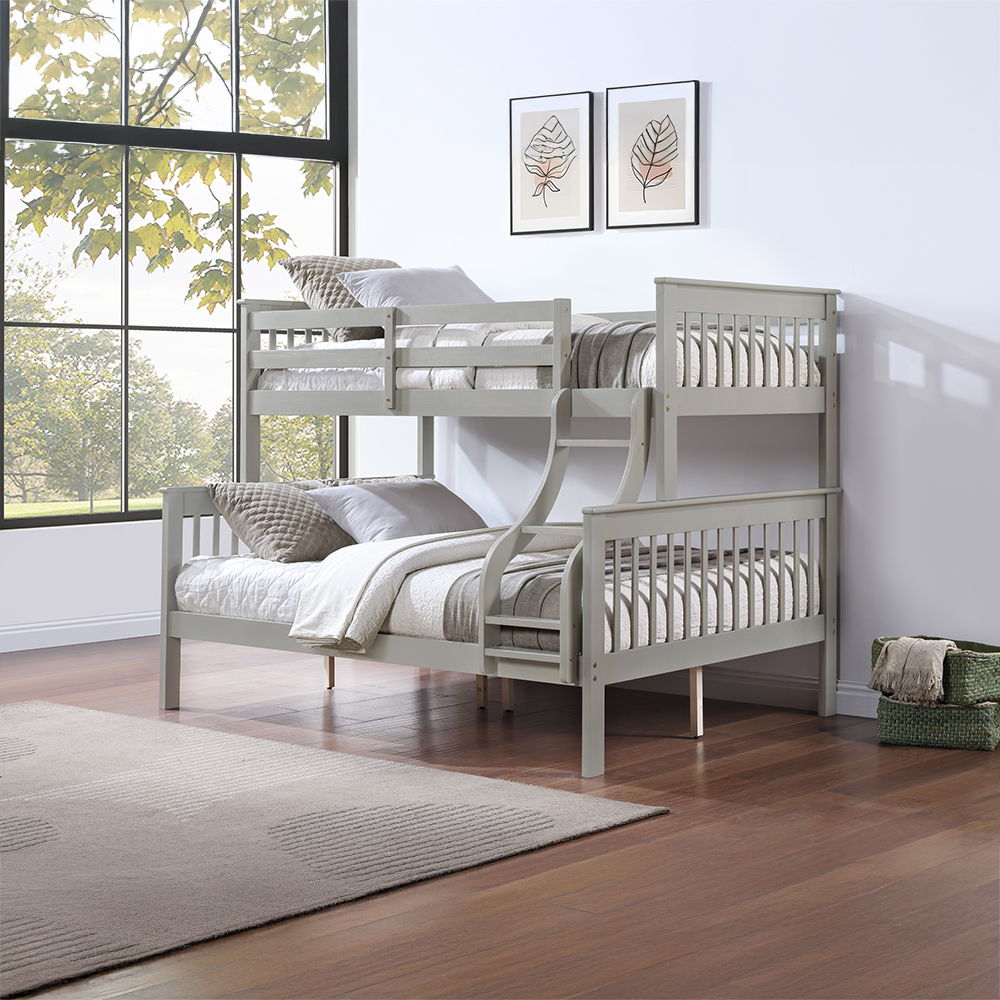 ACME Furniture Marita Twin over Full Bunk Bed Gray