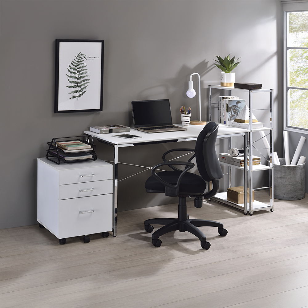 tennos-writing-desk-same-ac00903-white-chrome