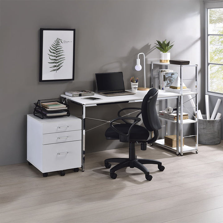 tennos-writing-desk-same-ac00903-white-chrome