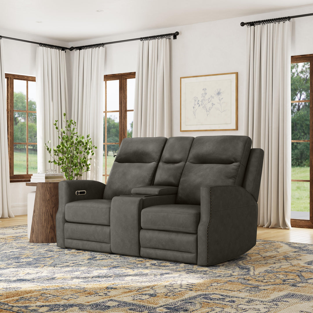 flexsteel-1585-64ph-72702-maxwell-power-reclining-loveseat-with-console-power-headrests-and-lumbar-cinder