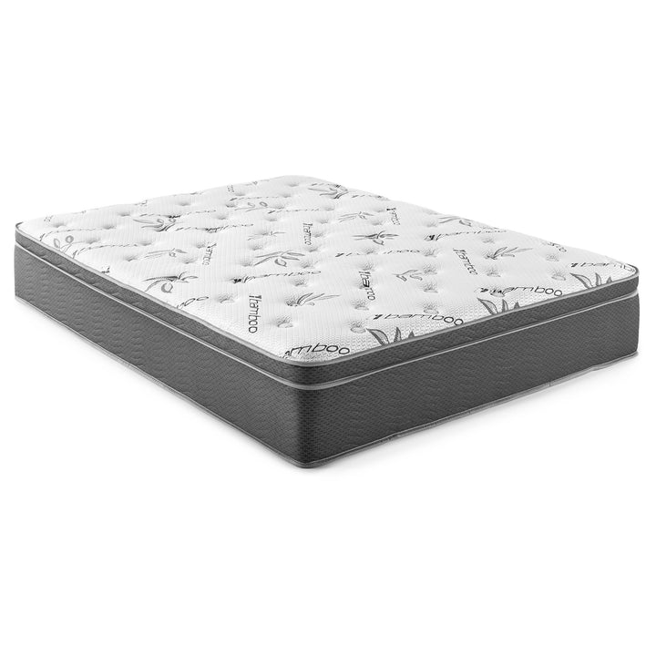 Coaster Furniture Sommet - California King Bamboo Euro Top Hybrid Mattress - White
