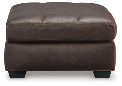 Barlin Mills Oversized Accent Ottoman - Dark Brown