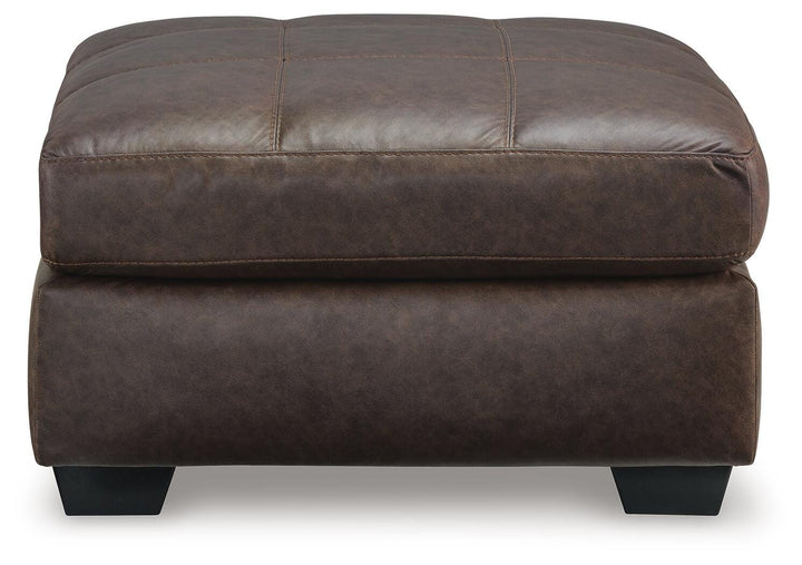 Barlin Mills Oversized Accent Ottoman - Dark Brown (3)