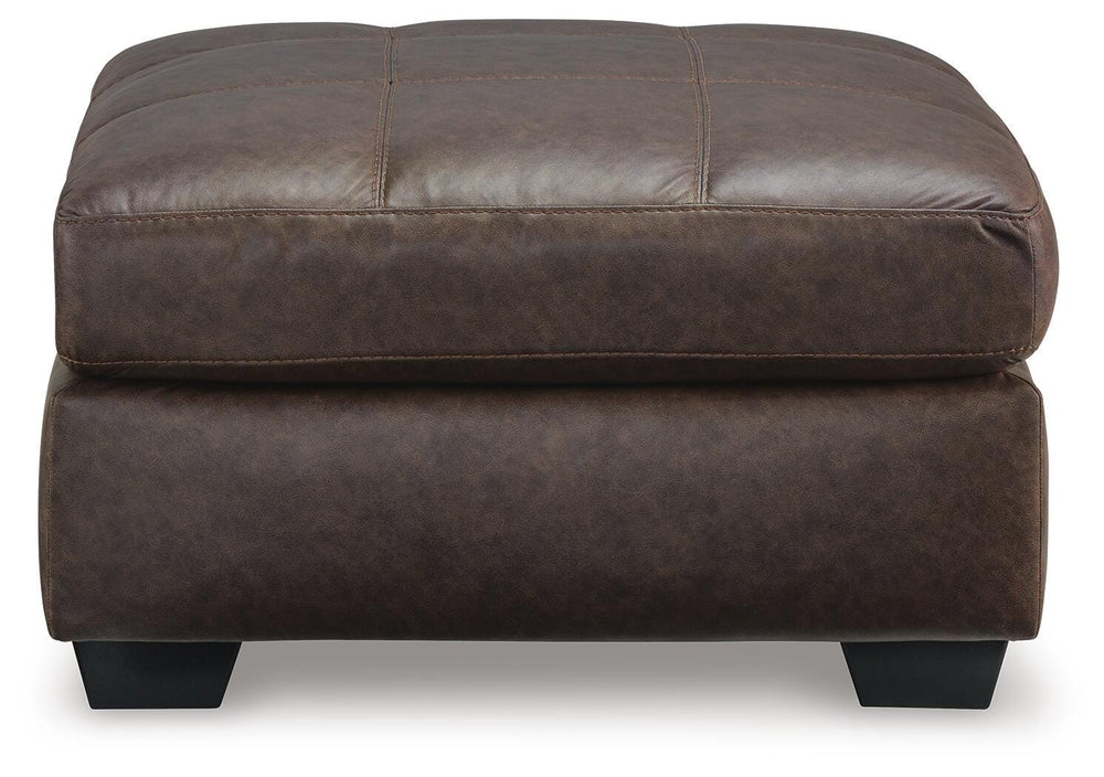 Barlin Mills Oversized Accent Ottoman - Dark Brown (3)