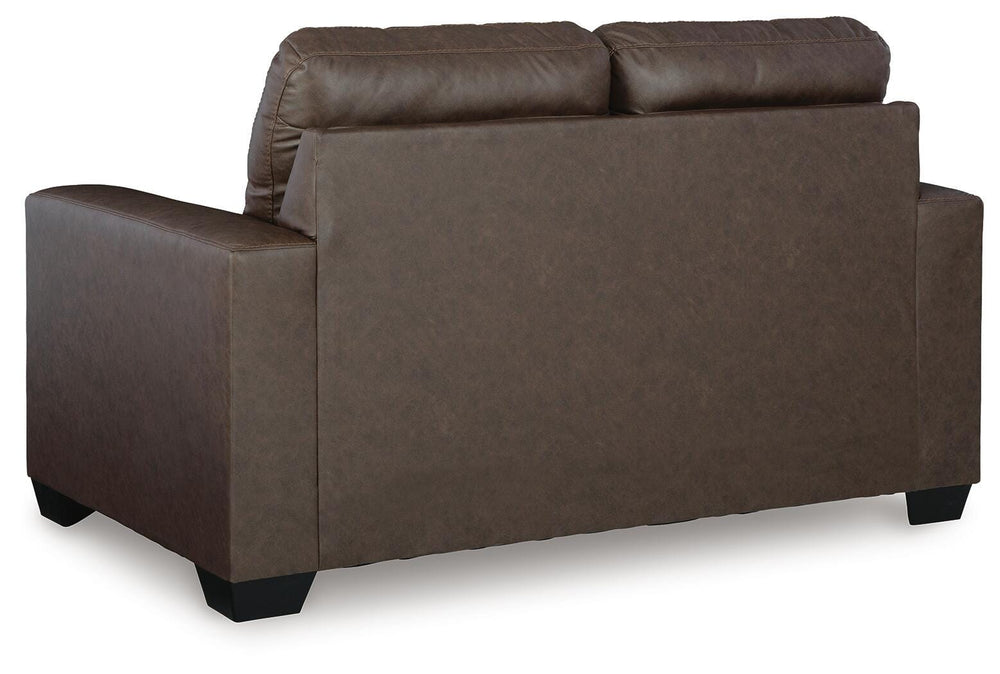Barlin Mills Loveseat - Dark Brown (5)