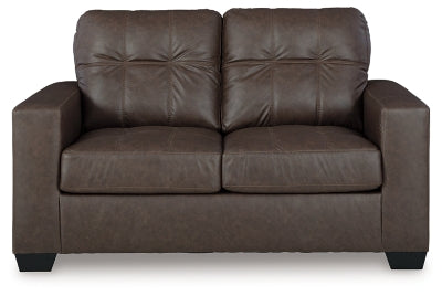 Barlin Mills Loveseat - Dark Brown