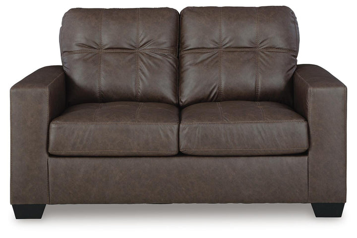 Barlin Mills Loveseat - Dark Brown (3)