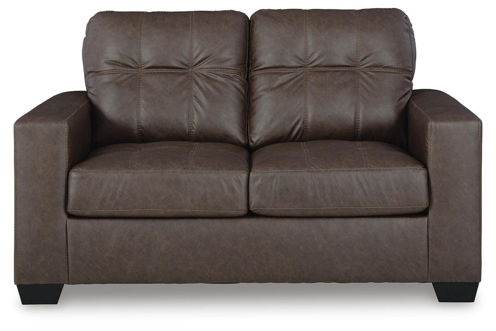 Barlin Mills Loveseat - Dark Brown (3)