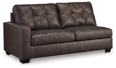 Barlin Mills Left-Arm Facing Sofa - Dark Brown - Dark Brown