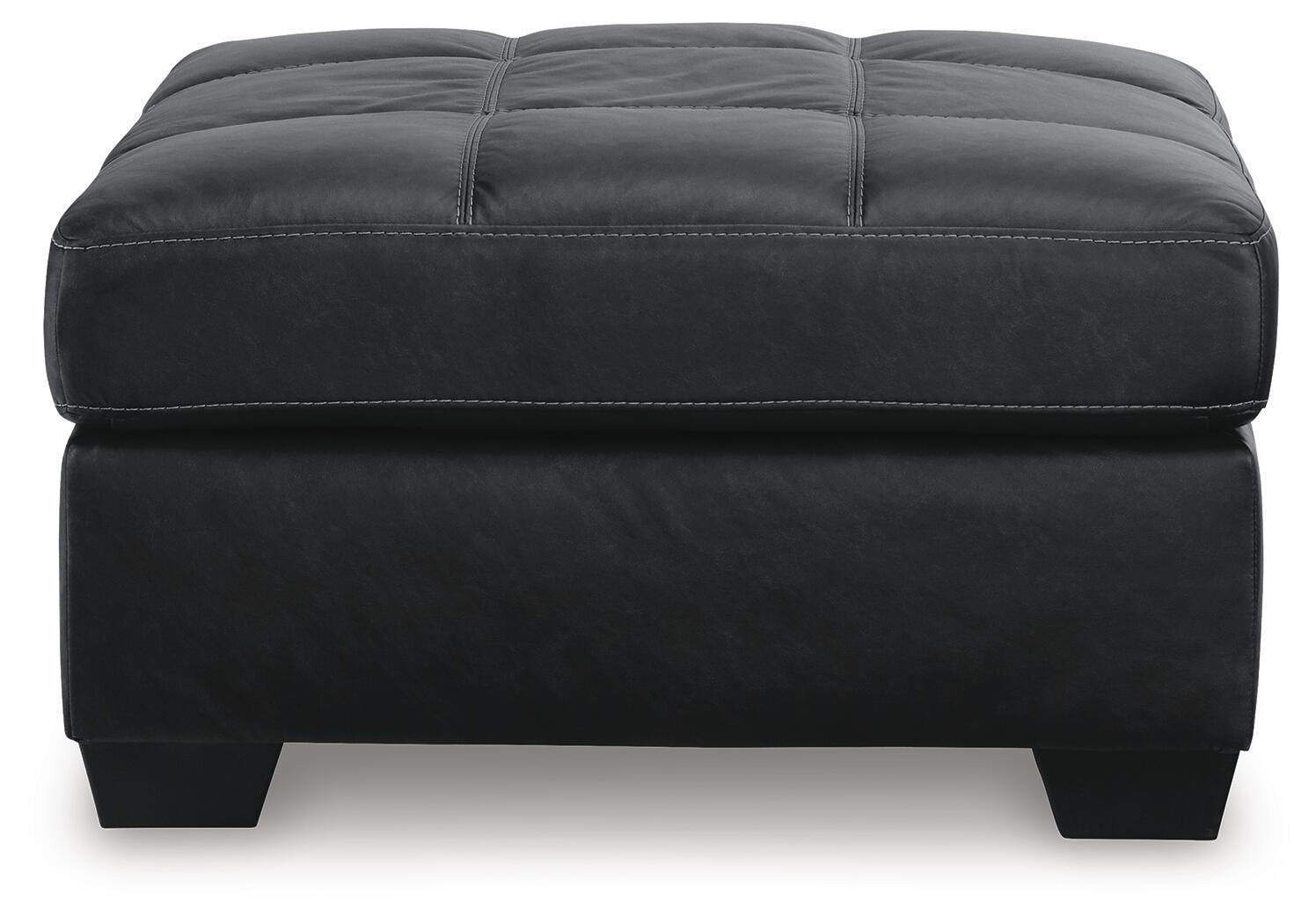 Barlin Mills Oversized Accent Ottoman - Black (3)