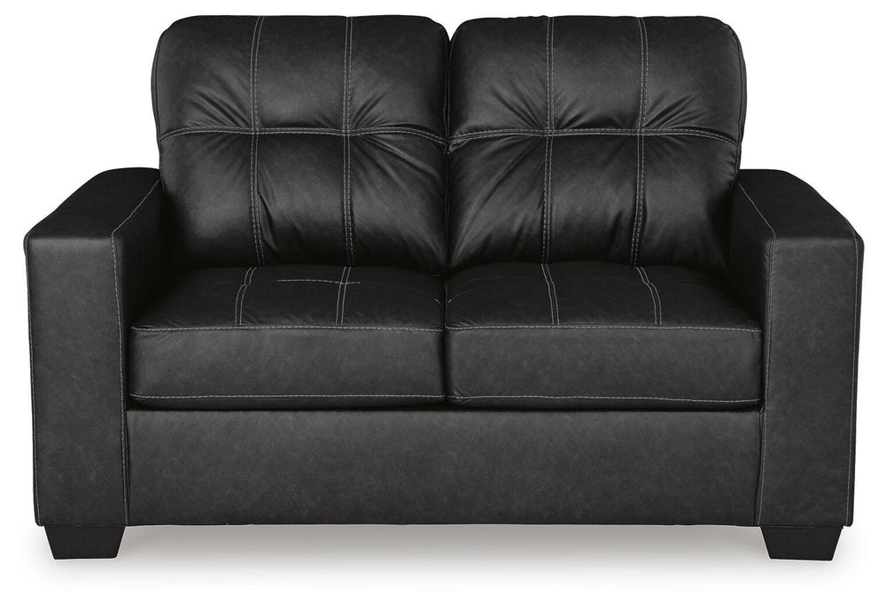 Barlin Mills Loveseat - Black (3)