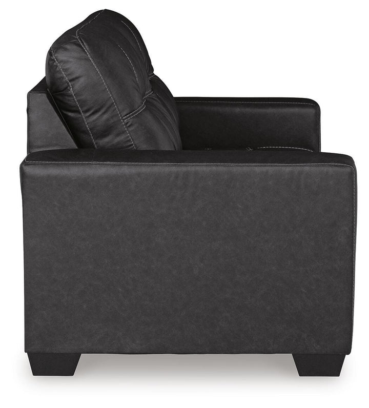 Barlin Mills Loveseat - Black (4)