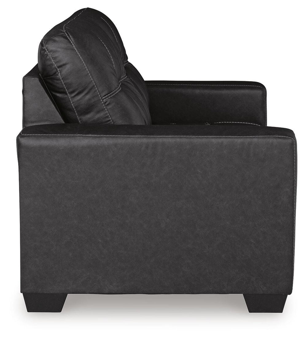 Barlin Mills Loveseat - Black (4)