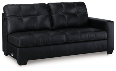 Barlin Mills Right-Arm Facing Sofa - Black - Black