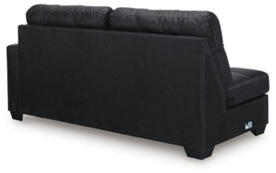 Barlin Mills Right-Arm Facing Sofa - Black