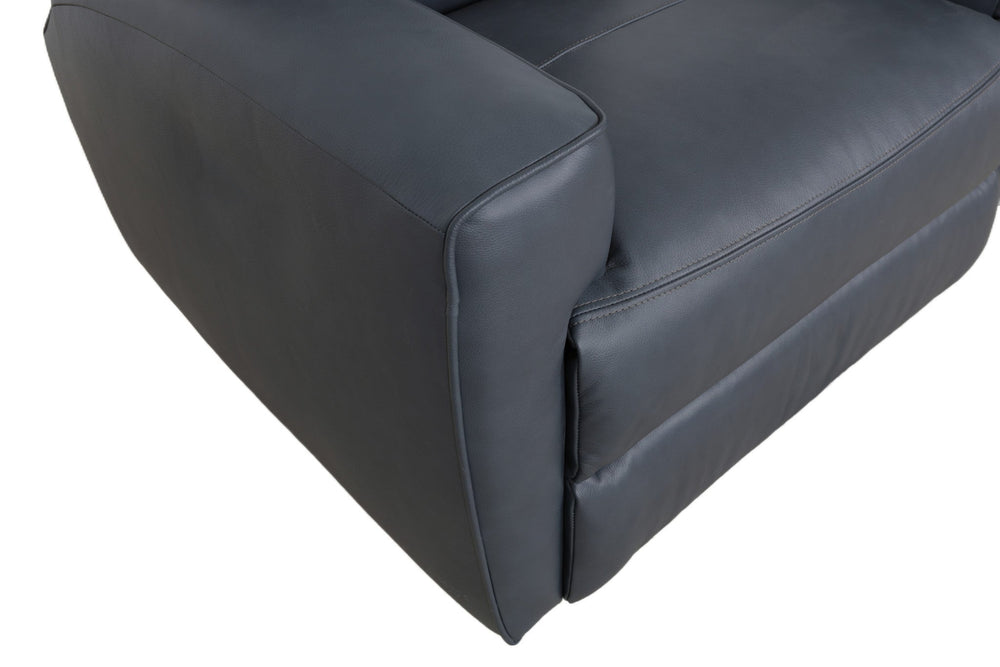 Argo Leather Power Recliner with Power Headrest & Lumbar