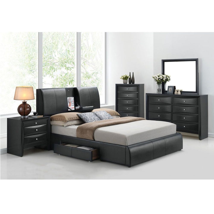 kofi-eastern-king-bed-with-storage-black-synthetic-leather