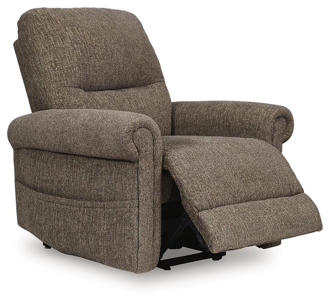 Aureta Power Lift Recliner - Dark Brown (3)