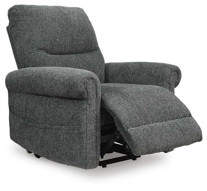Aureta Power Lift Recliner - Dark Gray (3)