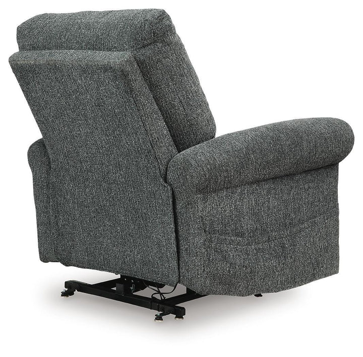 Aureta Power Lift Recliner - Dark Gray (7)