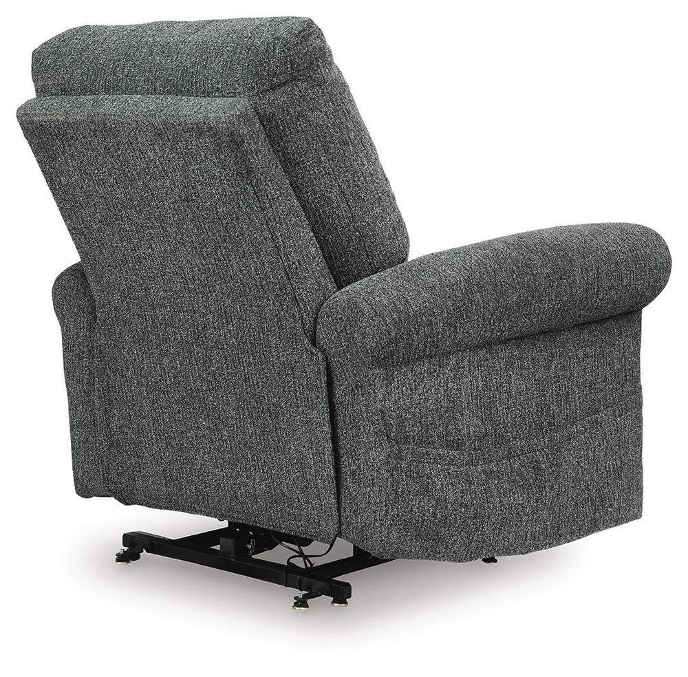 Aureta Power Lift Recliner - Dark Gray (7)