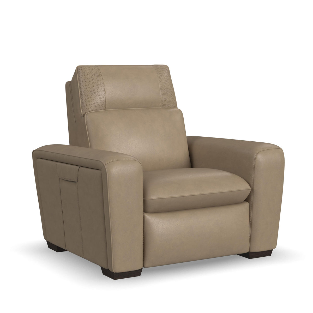 Sense Leather Power Recliner with Power Headrest, Lumbar & Pulse (Cover 36701)