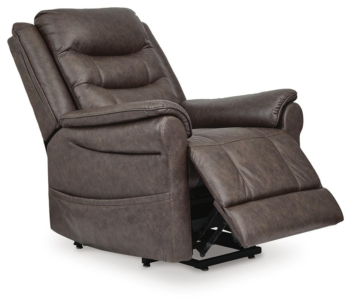 Oatman Power Lift Recliner - Dark Brown (3)