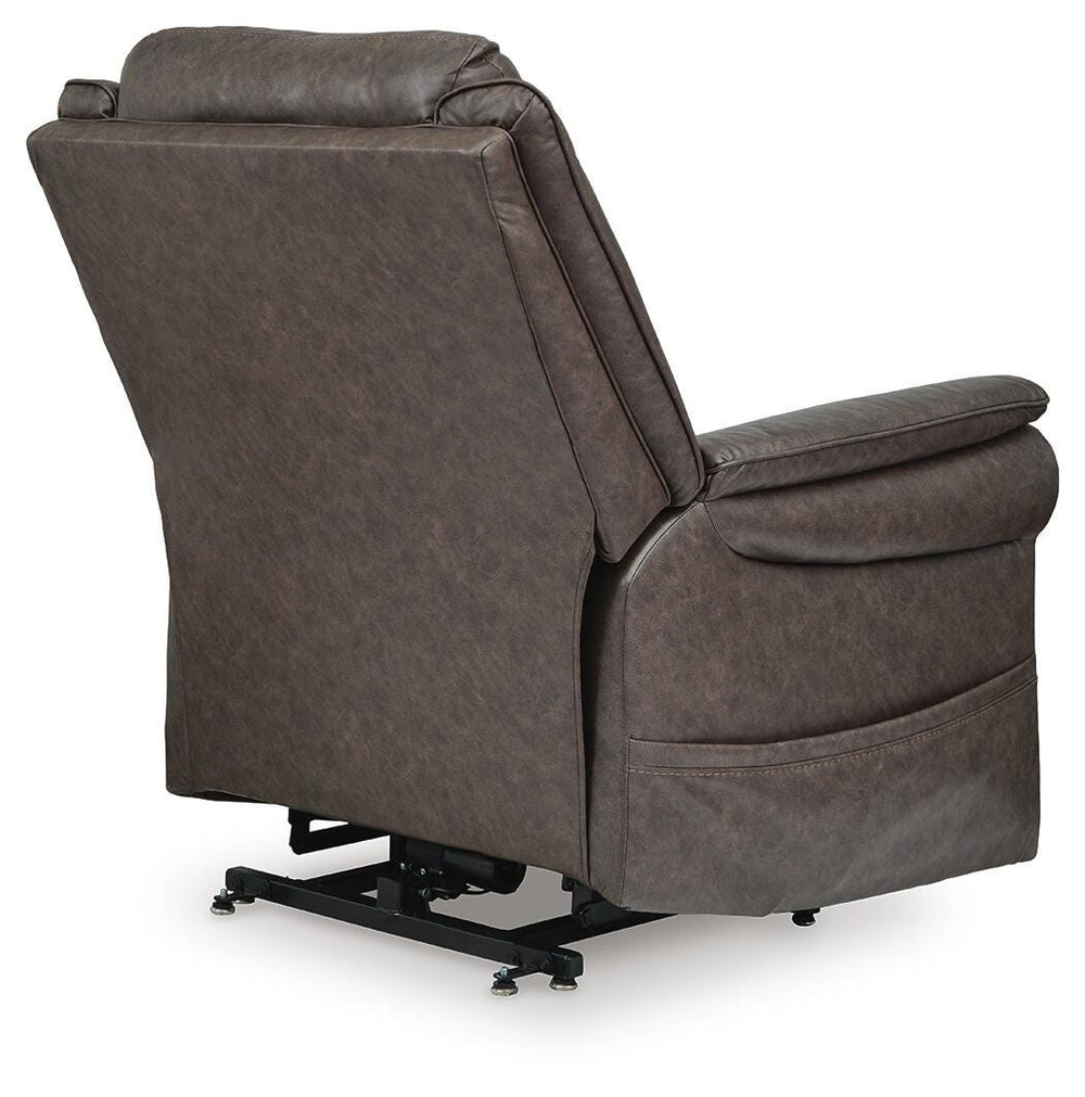 Oatman Power Lift Recliner - Dark Brown (7)