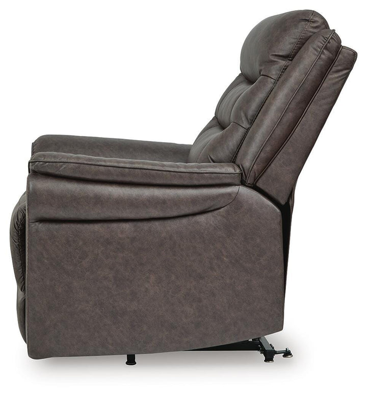 Oatman Power Lift Recliner - Dark Brown (8)