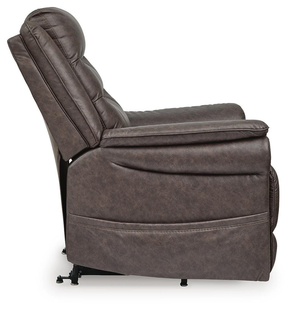 Oatman Power Lift Recliner - Dark Brown (6)