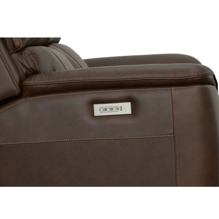Flexsteel 1041-60PH-94671 Henry  Power Reclining Loveseat With Power Headrests & Lumbar  Burnt Umber